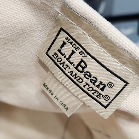 L.L. Bean Teal Blue Green Custom Monogrammed Brooke Boat & Tote Canvas Bag - Picture 7 of 13